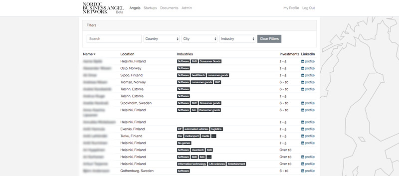 NordicBAN Angel List service